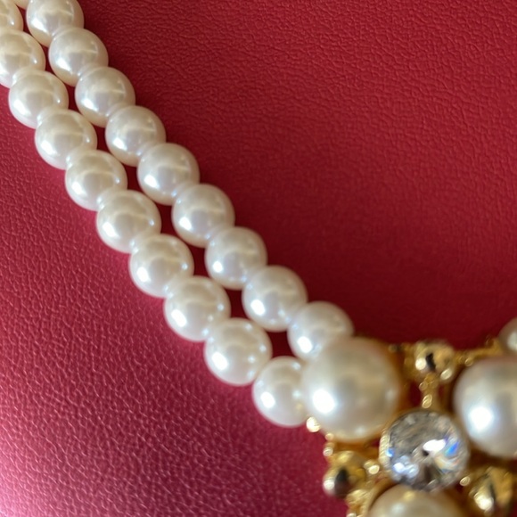 Beautiful TwoPearl Strands Choker. - Picture 8 of 11